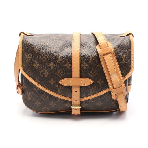 【20%OFFクーポン対象】ルイ・ヴィトン LOUIS VUITTON ソミュール30 ショルダーバッグ バッグ PVCコーティングキャンバス レザー モノグラム レディース ブラウン系 M42256 【中古】 【20%OFFクーポン対象】ルイ・ヴィトン LOUIS VUITTON ソミュール30 ショルダーバッグ バッグ PVCコーティングキャンバス レザー モノグラム レディース ブラウン系 M42256 【中古】
