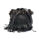 【7%OFFクーポン×P5倍】サンローラン SAINT LAURENT エマニュエル ハンドバッグ バッグ レザー レディース ブラック系 357603 【中古】(4)