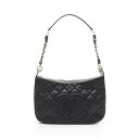 【6万円OFFクーポン対象×P5倍】シャネル CHANEL マトラッセ ショルダーバッグ バッグ レザー レディース ブラック系 【中古】