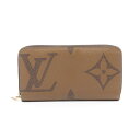 【5%OFFクーポン対象】ルイ・ヴィトン LOUIS VUITTON ジッピーウォレット ラウンド長財布 財布 PVCコーティングキャンバス レザー モノグラム・ジャイアントリバース レディース ブラウン系 M69353 【中古】(4)