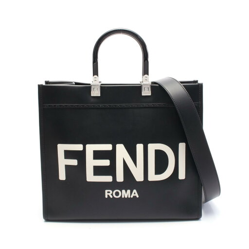 フェンディ FENDI SUNSHINE MEDIUM サンシャイン ミディアム トートバッグ バッグ レザー レディース ブラック系 8BH386 【中古】 フェンディ FENDI SUNSHINE MEDIUM サンシャイン ミディアム トートバッグ バッグ レザー レディース ブラック系 8BH386 【中古】