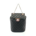 シャネル CHANEL マトラッセ リュックサック バックパック バッグ ラムスキン(羊革) レディース ブラック系 / マルチカラー A93729 【中古】(4)