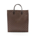 【7千円OFFクーポン対象×P5倍】ルイ・ヴィトン LOUIS VUITTON サックプラ トートバッグ バッグ PVCコーティングキャンバス レザー ダミエ ...