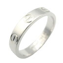 カルティエ CARTIER ミニラブリング リング・指輪 ジュエリー K18WG(ホワイトゴールド) メンズ レディース シルバー系 【中古】