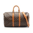 【7千円OFFクーポン対象×P5倍】ルイ・ヴィトン LOUIS VUITTON キーポル バンドリエール45 ボストンバッグ バッグ PVCコーティングキャンバ...