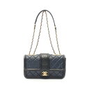 【4万円OFFクーポン対象×P5倍】シャネル CHANEL マトラッセ ショルダーバッグ バッグ ラムスキン(羊革) レディース ネイビー系 / ブラック系 A...