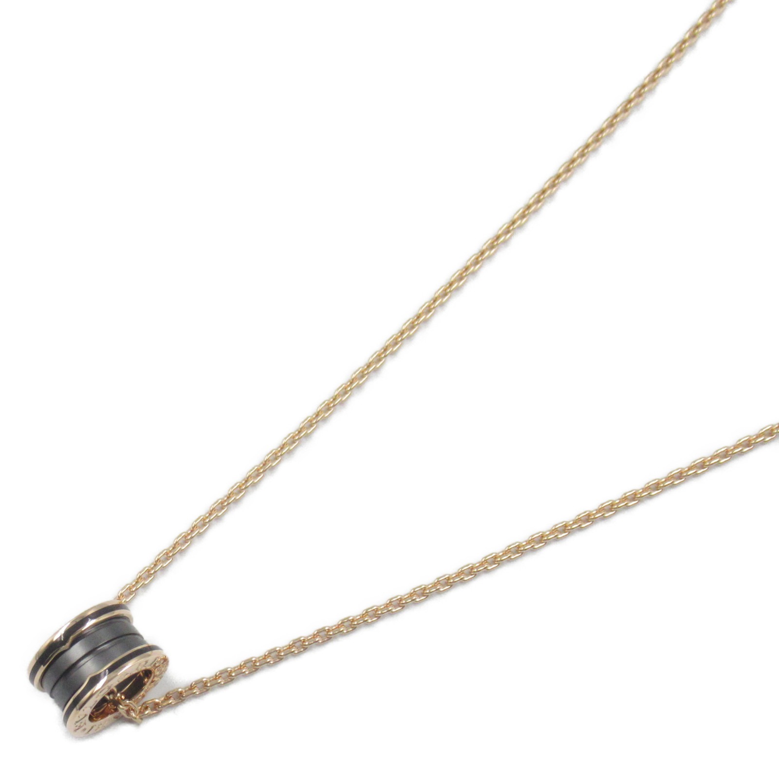 【10%OFFクーポン対象】ブルガリ BVLGARI B-zero1 ビーゼロワン ネックレス セラミック ネックレス ジュエリー K18PG(ピンクゴールド)...