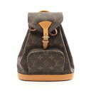 【7千円OFFクーポン対象×P5倍】ルイ・ヴィトン LOUIS VUITTON ミニモンスリ リュックサック バックパック バッグ PVCコーティングキャンバス...
