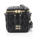 【7%OFFクーポン×P5倍】ミュウ ミュウ Miu Miu MATELASSE マテラッセ マイクロバッグ ショルダーバッグ バッグ レザー レディース ブラ...
