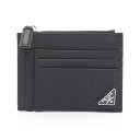 【ポイント5倍】プラダ PRADA SAFFIANO TRIANG コインケース 財布 サフィアーノレザー メンズ ブラック系 2MC067QHH F0002 【新品】(4)