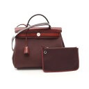 【4万円OFFクーポン対象×P5倍】エルメス HERMES エールバッグジップPM ハンドバッグ バッグ キャンバス トワルミリタリー / ヴァッシュハンター ...