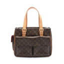 【10%OFFクーポン×P5倍】ルイ・ヴィトン LOUIS VUITTON ミュルティプリシテ ハンドバッグ バッグ PVCコーティングキャンバス レザー モノグラム レディース ブラウン系 M51162 【中古】(4)