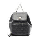 【6万円OFFクーポン対象×P5倍】シャネル CHANEL マトラッセ リュックサック バックパック バッグ レザー グレインドカーフスキン レディース ブラッ...