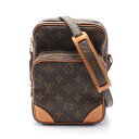 【5%OFFクーポン対象】ルイ・ヴィトン LOUIS VUITTON アマゾン ショルダーバッグ バッグ PVCコーティングキャンバス レザー モノグラム レディース ブラウン系 M45236 【中古】