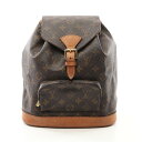 ルイ・ヴィトン LOUIS VUITTON モンスリMM リュックサック バックパック バッグ PVCコーティングキャンバス レザー モノグラム レディース ブ...