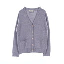 ミュウ ミュウ Miu Miu カーディガン 衣料品 トップス カシミヤ ウール レディース パープル系 MMF759 【中古】