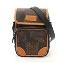 【5%OFFクーポン対象】ルイ・ヴィトン LOUIS VUITTON LOUIS VUITTON × NIGO アマゾン メッセンジャー ショルダーバッグ バッグ PVCコーティングキャンバス レザー ダミエ・ジャイアント メンズ ブラウン系 / ブラック系 N40357 【中古】