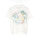 ルイ・ヴィトン LOUIS VUITTON パステルモノグラム カットソー 衣料品 トップス コットン メンズ ホワイト系 / マルチカラー RM211M NP...