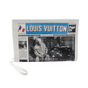 ルイ・ヴィトン LOUIS VUITTON エブリデイLV ニュースペーパー セカンドバッグ クラッチバッグ バッグ レザー メンズ ホワイト系 / マルチカラー M80849 【中古】