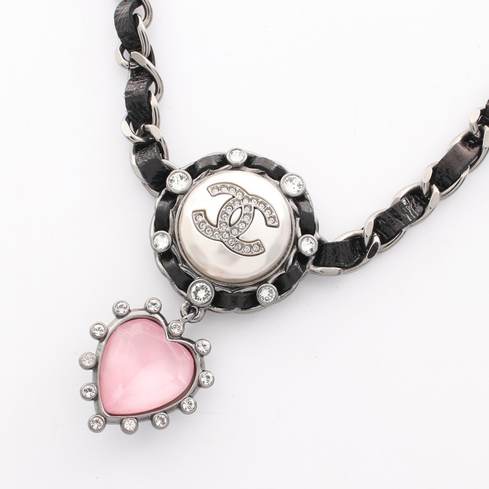 楽天市場】chanel ネックレス ハート ラインストーン ピンクの通販 楽天市場】chanel ネックレス ハート ラインストーン ピンクの通販