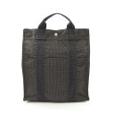【ポイント5倍】エルメス HERMES エールライン アドMM リュックサック バックパック バッグ キャンバス ナイロンキャンバス メンズ レディース グレー...