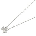 【10%OFFクーポン対象】ヴァンクリーフ&アーペル Van Cleef & Arpels フリヴォルペンダントミニ ネックレス ジュエリー K18WG(ホワイ...