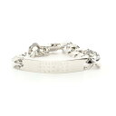 【2千円OFFクーポン対象】エムエムシックス MM6 チェーン ブレスレット アクセサリー シルバーメッキ レディース シルバー系 SM6UY0049 【中古】