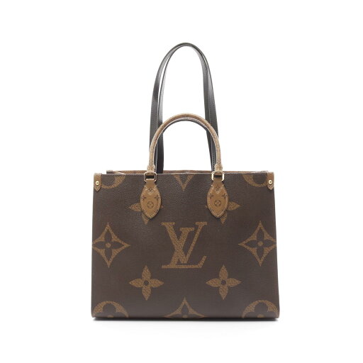 【10%OFFクーポン対象】ルイ・ヴィトン LOUIS VUITTON オンザゴーMM トートバッグ バッグ PVCコーティングキャンバス レザー モノグラム・ジャイアントリバース レディース ブラウン系 / ベージュ系 M45321 【中古】 【10%OFFクーポン対象】ルイ・ヴィトン LOUIS VUITTON オンザゴーMM トートバッグ バッグ PVCコーティングキャンバス レザー モノグラム・ジャイアントリバース レディース ブラウン系 / ベージュ系 M45321 【中古】