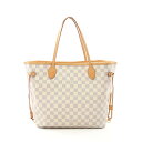 【7千円OFFクーポン対象×P5倍】ルイ・ヴィトン LOUIS VUITTON ネヴァーフルMM ダミエアズール トートバッグ バッグ PVCコーティングキャン...