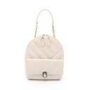 【7千円OFFクーポン対象×P5倍】ブルガリ BVLGARI セルペンティ カボション リュックサック バックパック バッグ レザー レディース アイボリー系 ...