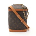 ルイ・ヴィトン LOUIS VUITTON ミルクボックス ショルダーバッグ バッグ PVCコーティングキャンバス レザー モノグラム メンズ ブラウン系 M44877 【中古】(4)
