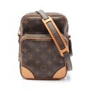 【5%OFFクーポン対象】ルイ・ヴィトン LOUIS VUITTON アマゾン ショルダーバッグ バッグ PVCコーティングキャンバス レザー モノグラム レディース ブラウン系 M45236 【中古】