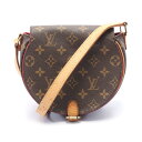 【10%OFFクーポン×P5倍】ルイ・ヴィトン LOUIS VUITTON タンブラン モノグラム ショルダーバッグ バッグ PVCコーティングキャンバス レザー レディース ブラウン系 M51179 【中古】