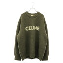 セリーヌ CELINE ニット ニット 衣料品 トップス ラムスキン(羊革) メンズ カーキ系 【中古】(4)