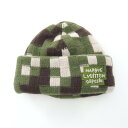 【5%OFFクーポン対象】ルイ・ヴィトン LOUIS VUITTON ダモフラージュ ニットキャップ 帽子 ウール メンズ グリーン系 / ブラウン系 / アイボリー系 M7368A 【中古】