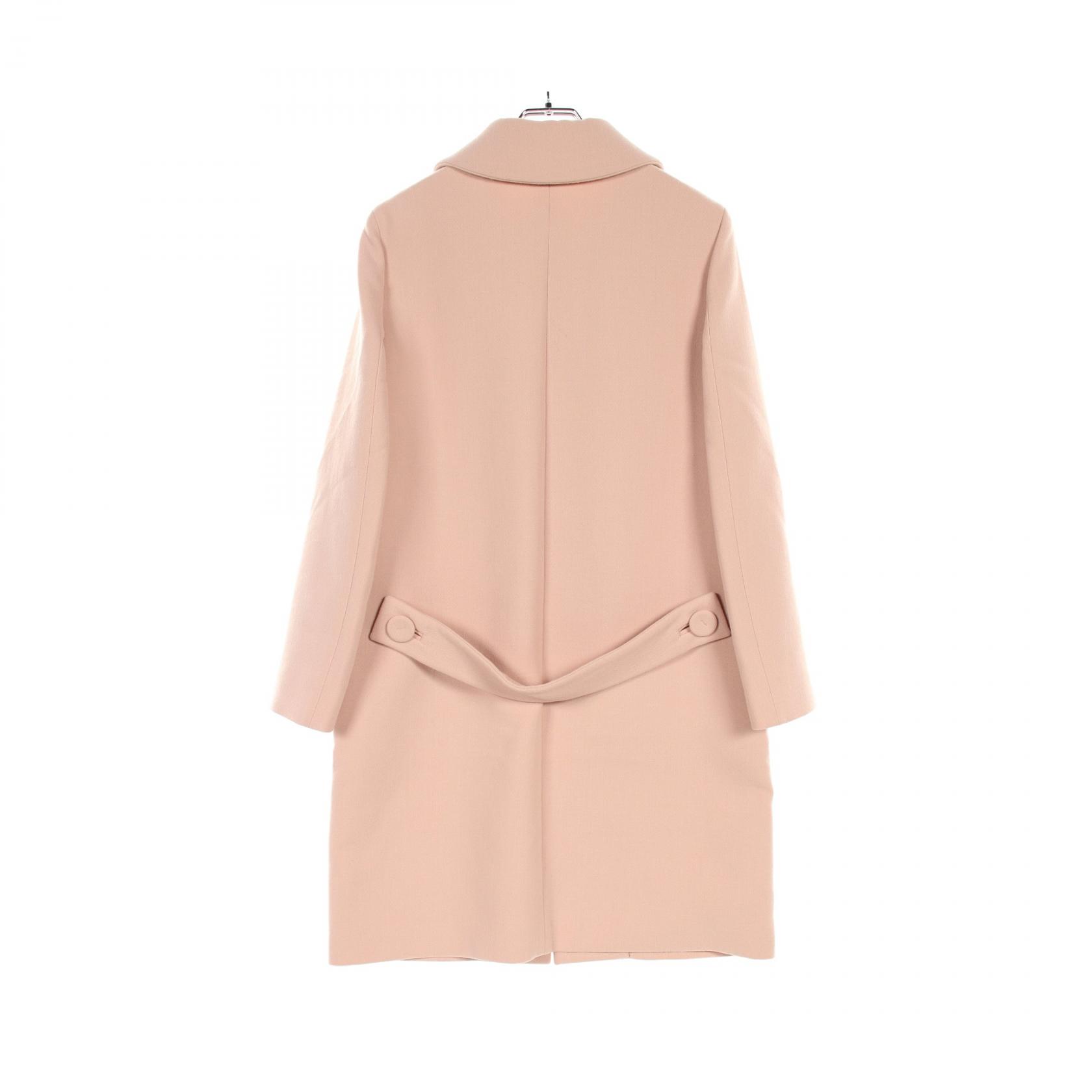 【5％OFFクーポン対象】ミュウ ミュウ Miu Miu 衣料品 アウター ウール レディース ピンク系 MS1186 【中古】