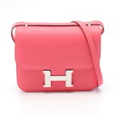 【5%OFFクーポン対象】エルメス HERMES コンスタンス3 ミニ ミロワール ショルダーバッグ バッグ レザー ヴォーエプソン ヴォーエプソン レディース ピンク系 083905CK 【中古】