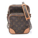 【5%OFFクーポン対象】ルイ・ヴィトン LOUIS VUITTON アマゾン ショルダーバッグ バッグ PVCコーティングキャンバス レザー モノグラム レディース ブラウン系 M45236 【中古】