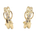 ジュエリー JEWELRY ダイヤモンド イヤリング イヤリング ジュエリー K18(イエローゴールド) ダイヤモンド レディース クリア系 ダイヤ 4.6g 【中古】