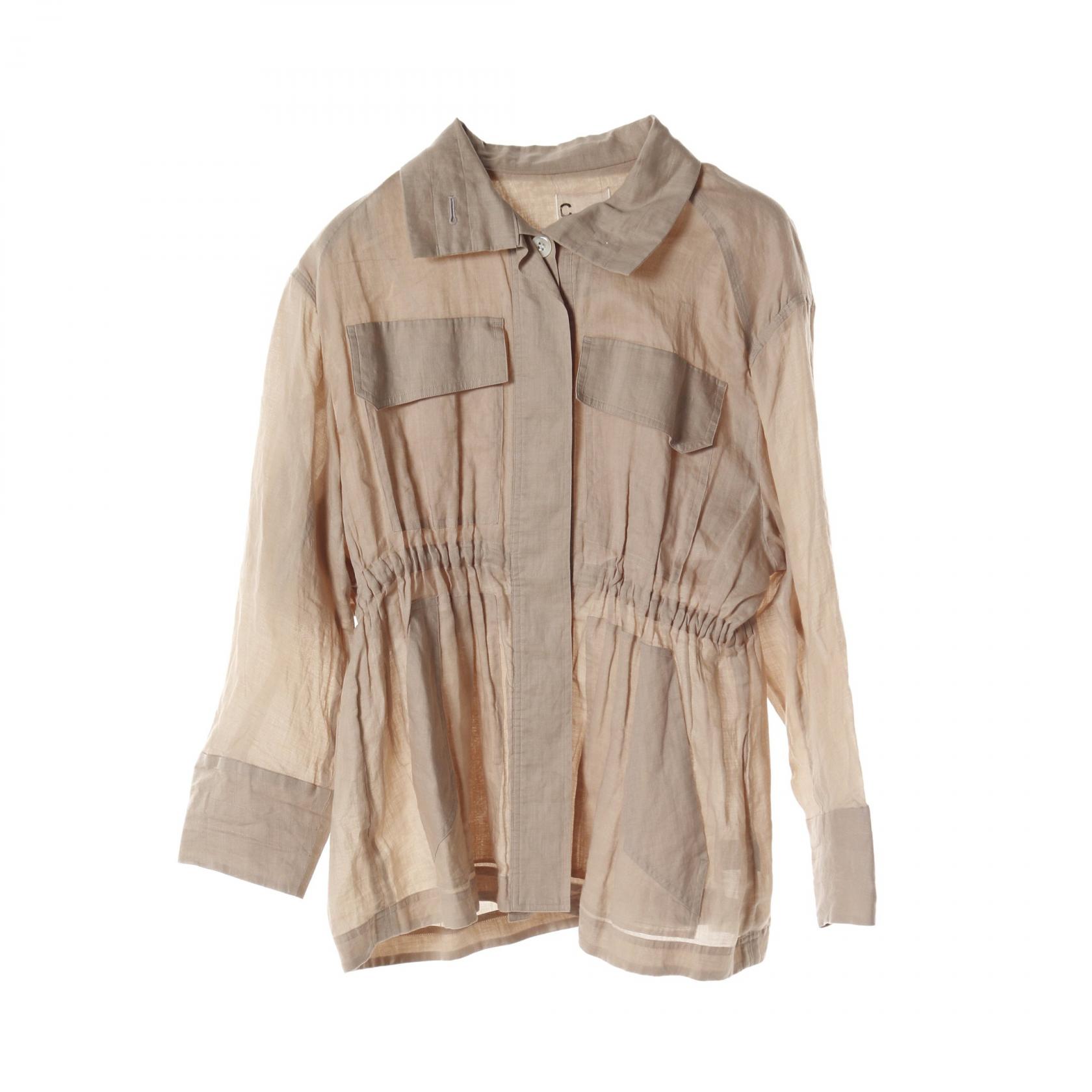 ≪千円OFF＆まとめ買い対象≫カオス Chaos エシレブルゾン 衣料品 トップス ファブリック レディース ベージュ系 【中古】