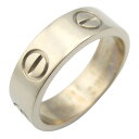 【10%OFFクーポン対象】カルティエ CARTIER ラブリング リング・指輪 ジュエリー K18WG(ホワイトゴールド) メンズ レディース シルバー系 【中古】(4)