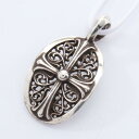 【7千円OFFクーポン対象】クロムハーツ CHROME HEARTS クラシックオバール ペンダントトップ ジュエリー シルバー925 メンズ シルバー系 【中...