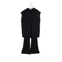 【5%OFFクーポン対象】ウジョー UJOH セットアップ 衣料品 ポリエステル レディース ブラック系 【中古】