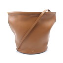 セリーヌ CELINE クラスプバケット ショルダーバッグ バッグ レザー レディース ブラウン系 【中古】