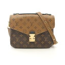 【10%OFFクーポン対象】ルイ・ヴィトン LOUIS VUITTON ポシェット メティス MM ハンドバッグ バッグ PVCコーティングキャンバス レザー モノグラム・リバース レディース ブラウン系 / ブラック系 M44876 【中古】(4)