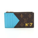 ルイ・ヴィトン LOUIS VUITTON コインカードホルダー No.7 モノグラム コインケース 財布 PVCコーティングキャンバス レザー メンズ ブラウ...