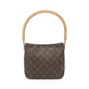 【7千円オフor2点以上で10%OFF】ルイ・ヴィトン LOUIS VUITTON ルーピングMM ショルダーバッグ バッグ PVCコーティングキャンバス レザ...