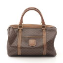 【20%OFFクーポン対象】セリーヌ CELINE マカダム ハンドバッグ バッグ PVCコーティングキャンバス レザー レディース ブラウン系 【中古】(4)