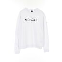 【5%OFFクーポン対象】モンクレール MONCLER スウェット 衣料品 トップス コットン メンズ ホワイト系 8G00010 【中古】