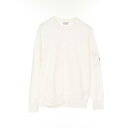 【5%OFFクーポン対象】モンクレール MONCLER スウェット 衣料品 トップス コットン メンズ ホワイト系 8G00035 【中古】